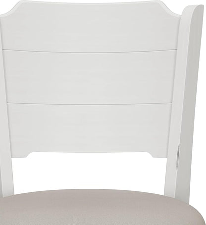 Hillsdale Clarion Wood Swivel Stool, Counter Height, Sea White