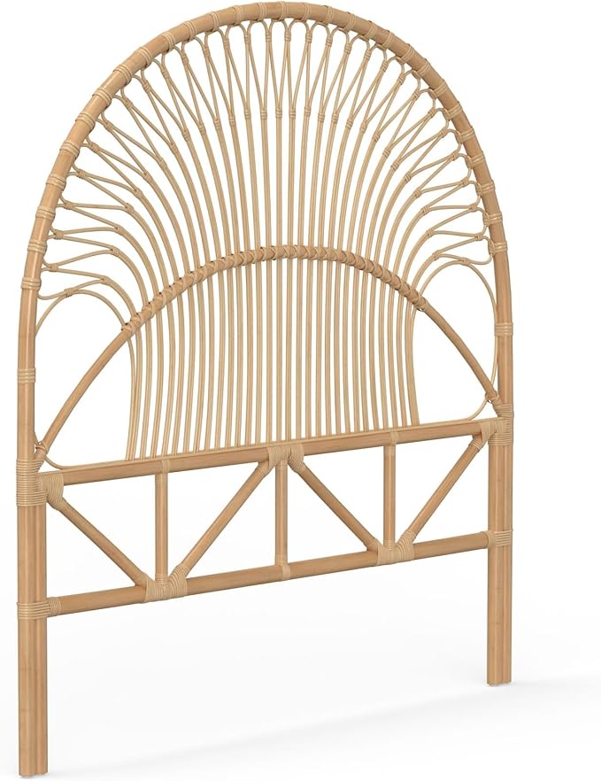 KOUBOO Rattan Loop Headboard, Full, Natural