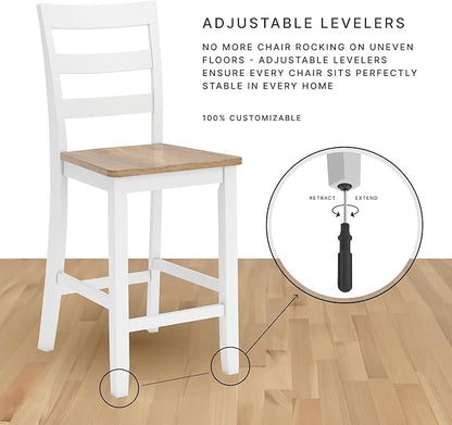 Signature Design by Ashley Torjin Industrial Counter Height Stool, 2 Count, Gray