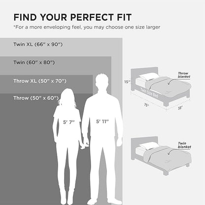 Bedsure GentleSoft White Twin XL Blanket for Bed - Super Soft Cozy Fleece Blankets for Women, Cute Throws for Girls, Dorm Room Essentials for Girls Teens Back to School, 66x90 Inches