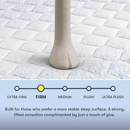 Serta Sleeptrue Firm 11" Queen Hybrid Mattress in a Box, Cooling, Breathable, and Pressure Relieving - 100 Night Trial, CertiPUR-US Certified and 10 Year Limited Warranty