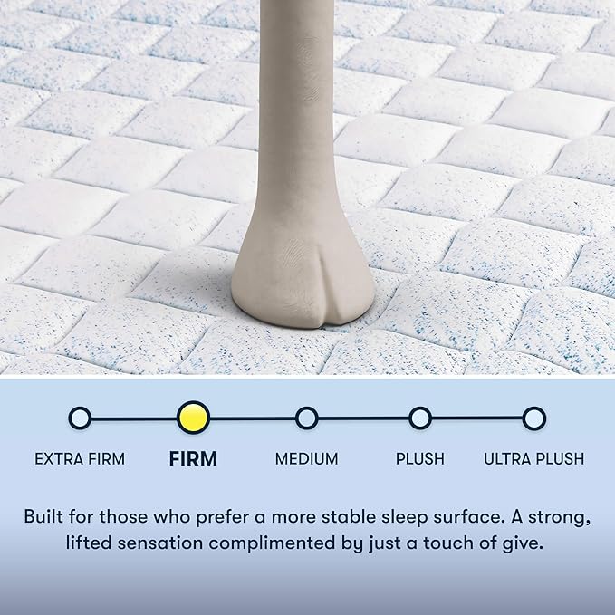 Serta Sleeptrue Firm 11" King Hybrid Mattress in a Box, Cooling, Breathable, and Pressure Relieving - 100 Night Trial, CertiPUR-US Certified and 10 Year Limited Warranty