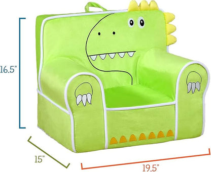 DIBSIES Personalized Creative Wonders Toddler Chair - Ages 1.5 to 4 Years Old (Dinosaur)