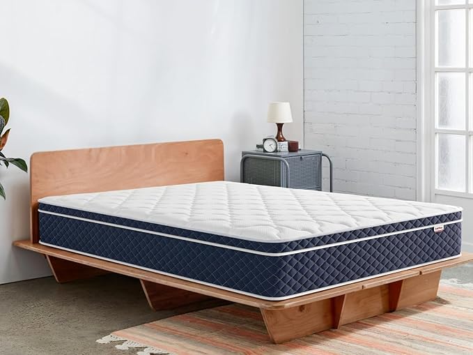 Twin Mattress 12 Inch, Hybrid Mattress in a Box, Individual Pocket Spring with Motion Isolation, Personalized Support &Zoned Pressure Relief, Certified Safe Memory Foams, Medium Firm Feel