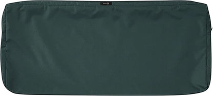 Classic Accessories Ravenna Water-Resistant 48 x 18 x 3 Inch Outdoor Bench/Settee Cushion, Patio Furniture Swing Cushion, Mallard Green