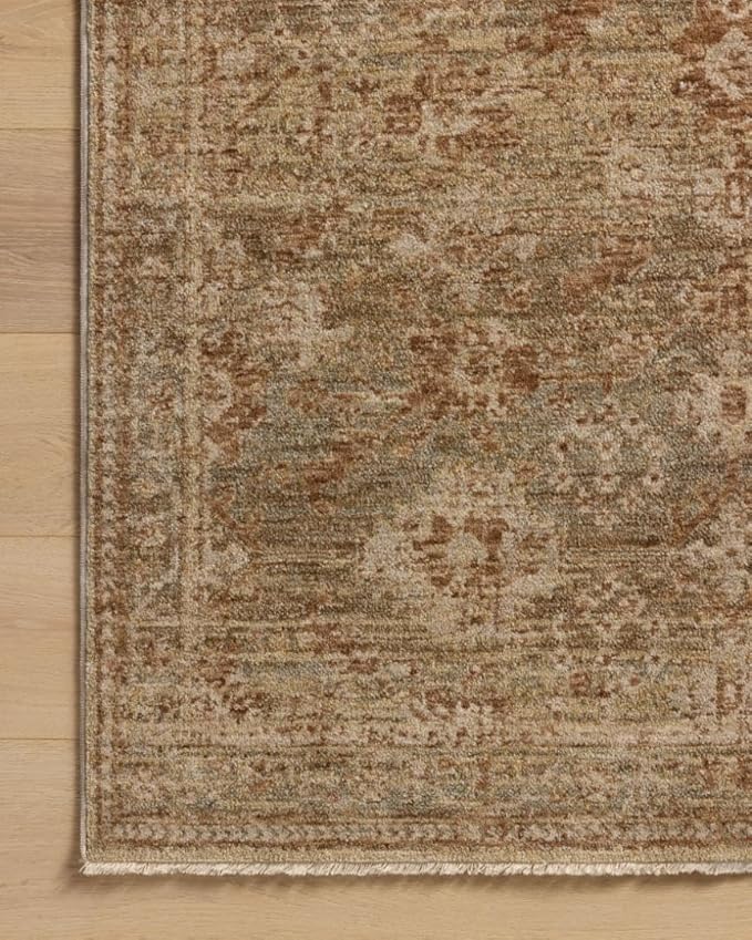 Loloi Magnolia Home by Joanna Gaines Junie Collection JUE-03 Spice/Multi 2'-7" x 10'-0", .38 Pile Height, Runner Rug