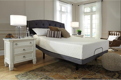 Signature Design by Ashley Chime Memory Foam 12" Queen Mattress with Thick Memory and Support Foam for Pressure Relief, Fiberglass Free, Mattress In A Box