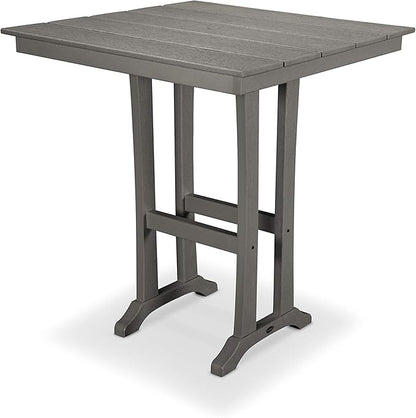 POLYWOOD® Bar Table, Slate Grey
