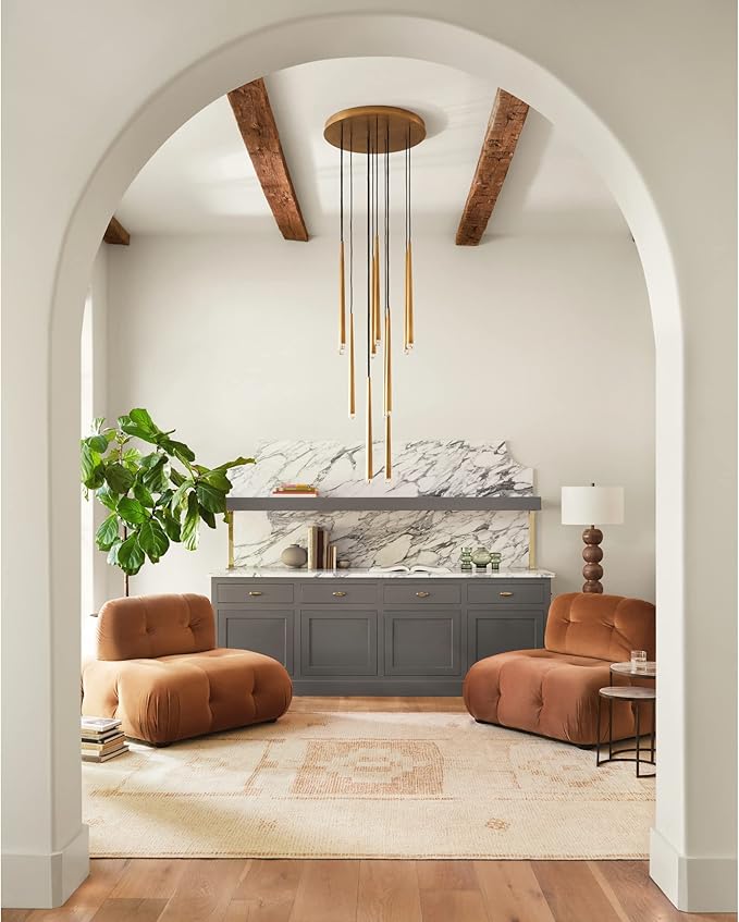 Livabliss x Becki Owens Solana Medallion Area Rug , 3'11" x 5'7", Peach