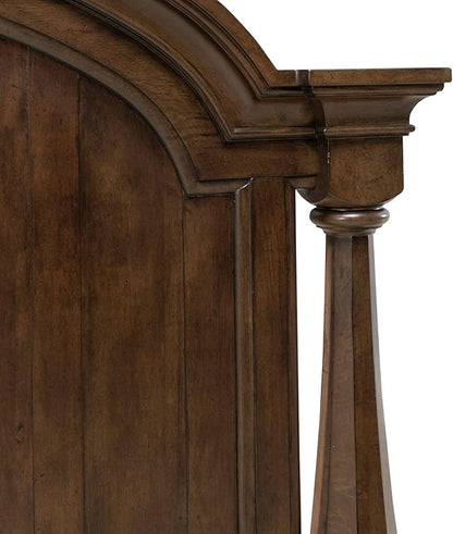 Liberty Furniture Arden Road Queen Arched Poster Bed Headboard - Satin Cherry