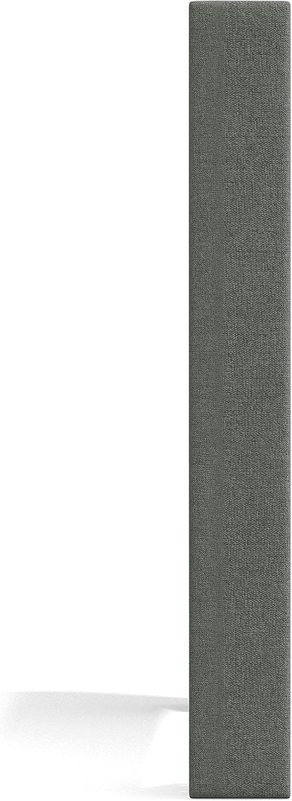 Glenwillow Home Huppe Button Tufted MCM Wingback Upholstered Headboard, Stone, Full/Queen