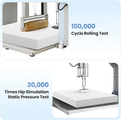 Yaheetech 8 Inch Queen Mattress 3 Foam Layer Cooling Gel Memory Foam Mattresses, Green Tea for Fresher Sleep, Medium Firm, CertiPUR-US Certified, No Fiberglass, Queen Size Mattress in a Box