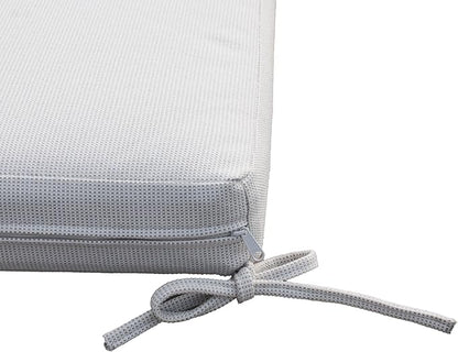 Tommy Bahama Bench Cushion, 44" X 19" X 2.5", Bamboo Bay Bone