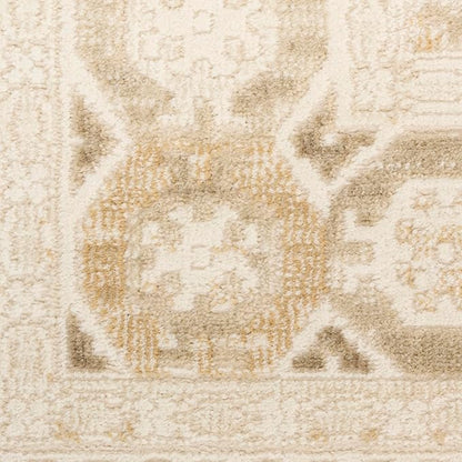 Nourison Home Pardis Ivory Beige 5'3" x 7' Area Rug - Easy Clean, Non Shedding, Bed Room, Living Room, Dining Room, Kitchen (5' x 7')