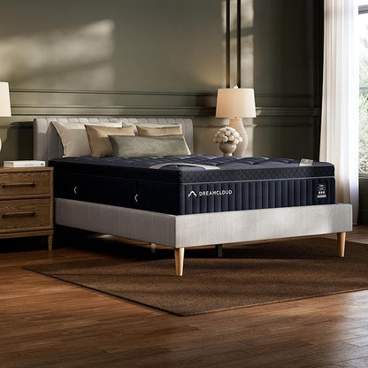 DreamCloud Luxe 14" Twin XL Mattress - Luxury Hybrid Gel Memory Foam - 365 Night Trial - Fiberglass Free - Forever Warranty - Mattress in a Box - CertiPUR-US Certified