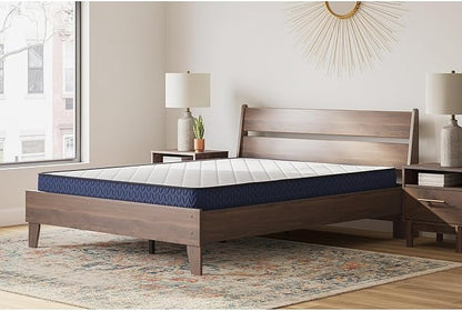 Signature Design by Ashley Full Size Firm 6 Inch Memory Foam Mattress, Super Soft Foam with Breathable Quilted Cover, Fiberglass Free, Mattress A Box, Adjustable Base Compatible, Limited Warranty