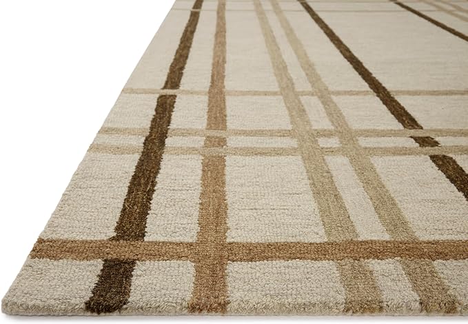 Loloi Magnolia Home by Joanna Gaines Waylon Collection WAY-01 Natural/Bark 3'-6" x 5'-6" Accent Rug