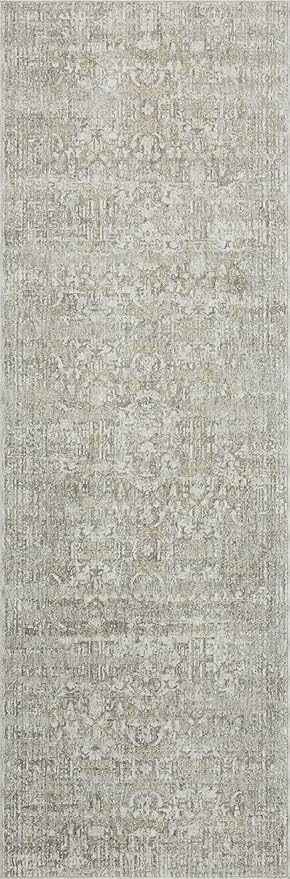 Loloi Amber Lewis Honora Collection HON-04 Grey/Beige 2'-7" x 8'-0" Runner Rug