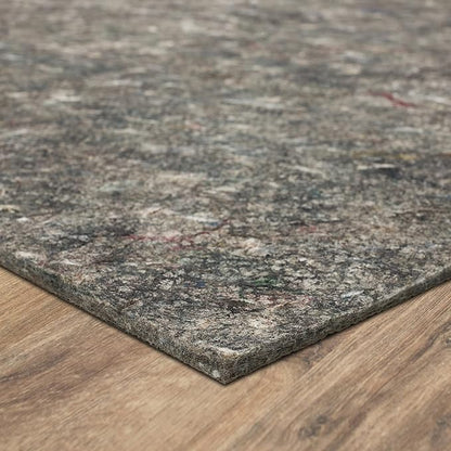 Mohawk Home 10' x 13' Non Slip Grip Rug Pad 1/2" Thick Dual Surface Felt Cushion + Rubber Gripper - Safe for All Floors