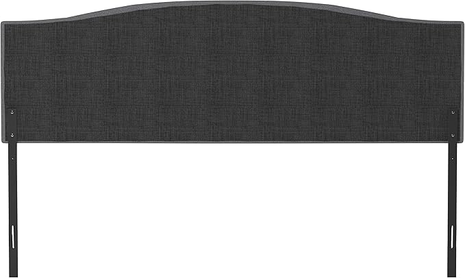 Hillsdale Provence Upholstered, King/Cal King Headboard with Frame, Glacier Gray