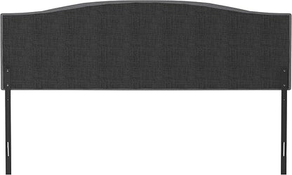 Hillsdale Provence Upholstered, King/Cal King Headboard with Frame, Glacier Gray