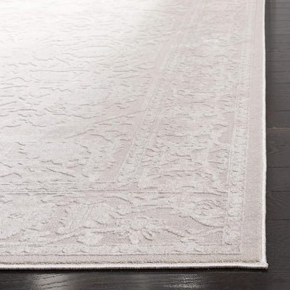SAFAVIEH Area Rug 5' Square - Reflection Collection - Cream & Ivory, Non-Shedding & Easy Cleaning, Ideal for Living Room, Bedroom (RFT665D)