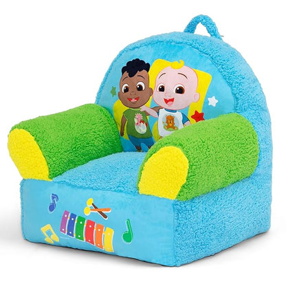Delta Children - CoComelon Cozee Buddy Kids Chair, Blue