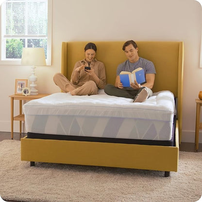 Sealy Dreamlife 3” Gel Memory Foam Full Mattress Topper with 1” Quilted Cooling Cover, SealyComfort Gel Foam, SealyCool Poly Blend Cover