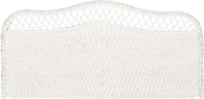 Safavieh Home Collection Sephina White Rattan Headboard (Queen)