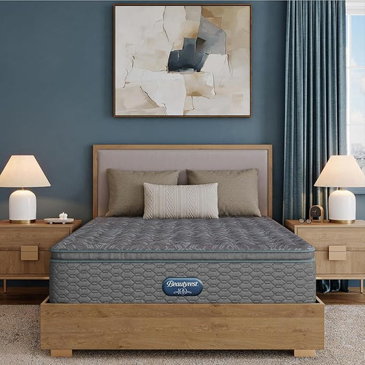 Beautyrest Prime Dream Medium Pillow Top 14.25" Mattress - Full - Durable Pocketed Coil, Support, Pressure Relief, Cooling, Motion Separation; 100 Night Sleep Trial and 10 Year Warranty