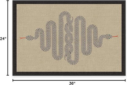 RUGGABLE x Jonathan Adler Machine Washable Modern Area Rug – Venom Neutral 2x3, Stain-Resistant, Non-Slip – Small Rugs for Living Room, Bedroom, Hallway, Entryway & Bathroom–with Cushioned Pad