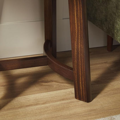 Walker Edison 2-Pack Colt Modern Farmhouse Solid Wood Square Side Tables, 18 Inch, Medium Brown