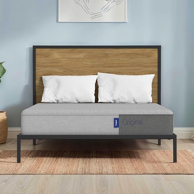 Casper Sleep Original Foam King Mattress – Medium Firm Feel with Zoned Support – Motion Isolation – Breathable, Cooling Memory Foam – 100-Night Trial – CertiPUR-US