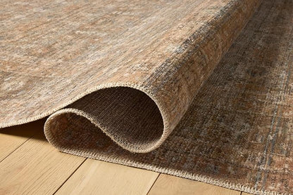Loloi Amber Lewis Molly Collection MOL-06 Gold/Blue 7'-10" x 10' Low Pile Area Rug