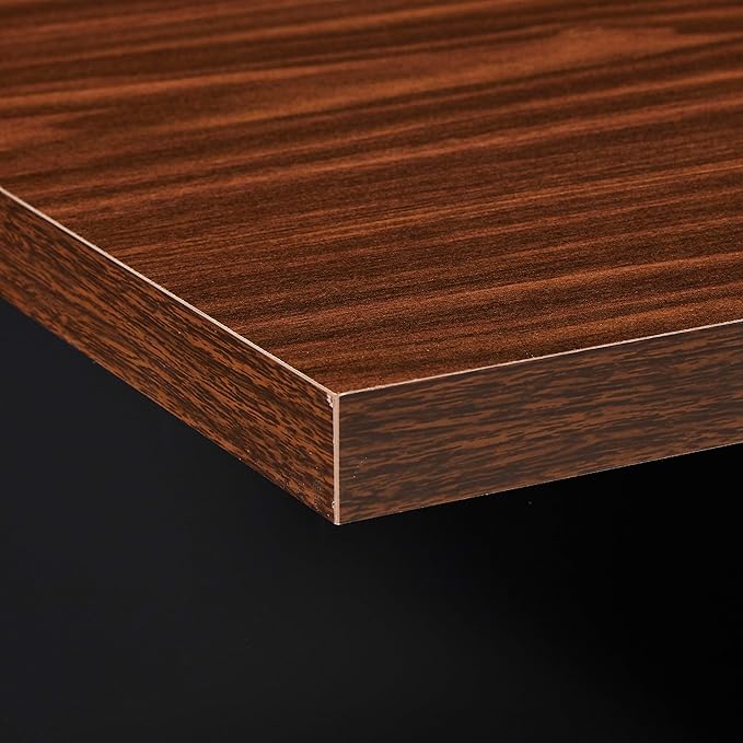 Lorell Single Right Pedestal Desk, 42 by 24 by 29-1/2-Inch, Black Walnut
