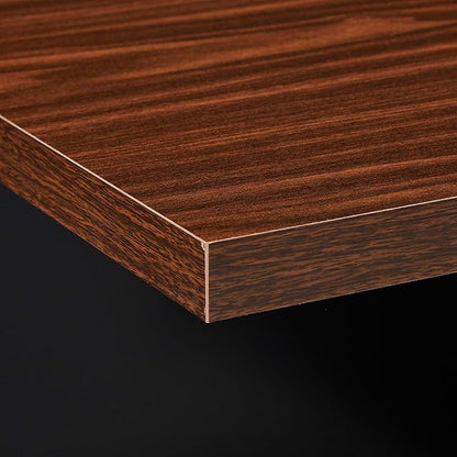 Lorell Single Right Pedestal Desk, 42 by 24 by 29-1/2-Inch, Black Walnut