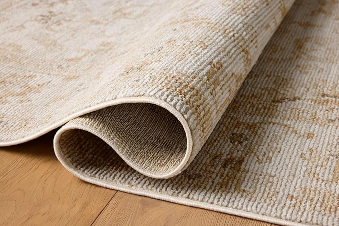 Loloi Magnolia Home by Joanna Gaines Pace Collection PAC-02 Natural/Gold 7'-10" x 10' Area Rug