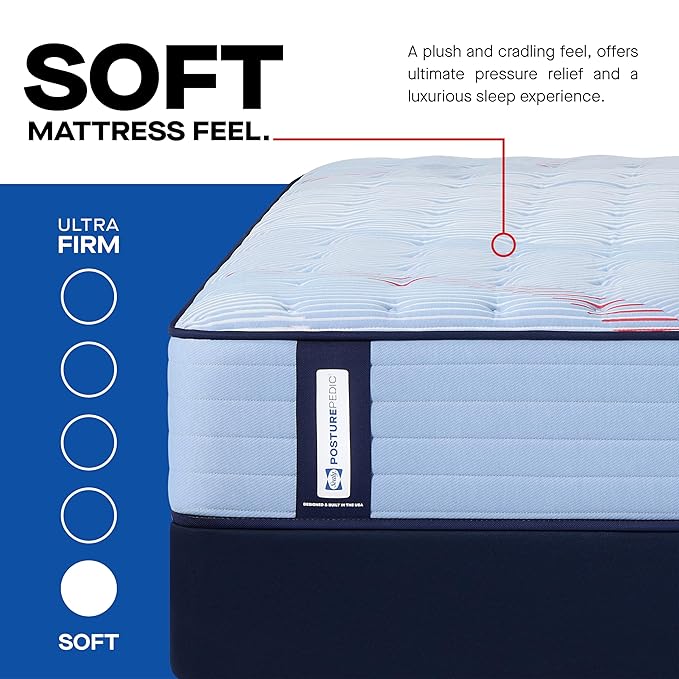 Sealy Posturepedic® Fayette 13" Soft Tight Top Innerspring Mattress - California King