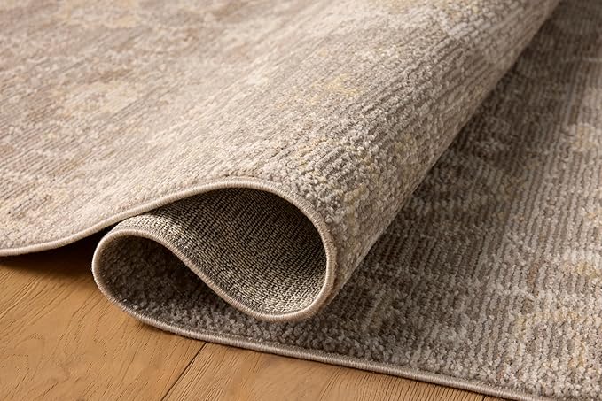 Loloi Magnolia Home by Joanna Gaines Pace Collection PAC-03 Taupe/Wheat 5'-3" x 7'-6" Area Rug