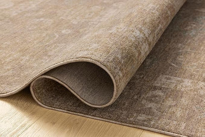 Loloi Chris Loves Julia Louisa Collection LOI-04 Taupe/Gold 9'-6" x 13'-1", .38" Pile Height, Area Rug