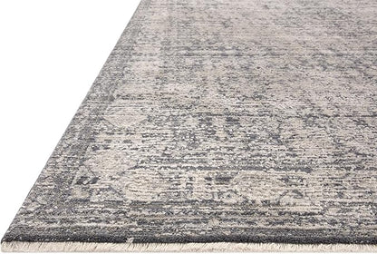 Loloi Amber Lewis Alie Collection ALE-03 Charcoal/Dove 7'-10'' x 10', .13'' Pile Height, Area Rug