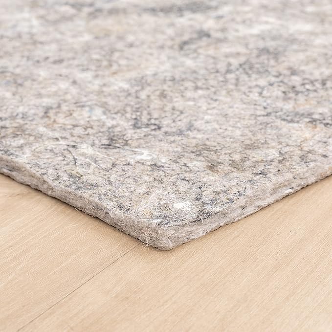 Mohawk Home 2' x 8' Non Slip Rug Pad Gripper 3/8 Thick Dual Surface Felt + Rubber Gripper - Safe for All Floors