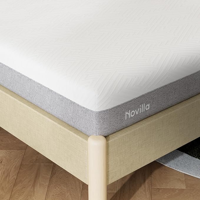 Novilla Full Mattress, 6-Inch Gel Memory Foam Mattress for Cool Night Sleep & Pressure Relief, Medium Firm Full Size in a Box, Bliss