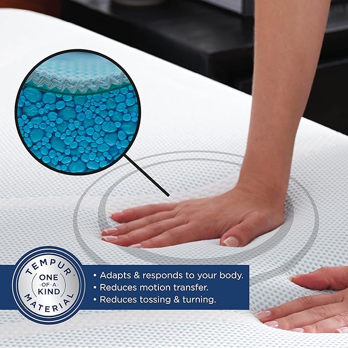 Tempur-Cloud 2-Inch Mattress Topper, King,White