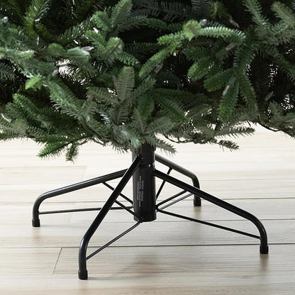 Balsam Hill European Silver Fir - Elegant Artificial Christmas Tree with True Needle Foliage Available Unlit or with LED Clear Lights, Unlit, 8'