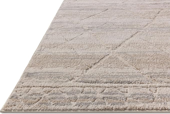 Loloi Amber Lewis Monty Collection MOT-02 Ivory/Natural 2'-7" x 4', .50" Pile Height, Area Rug