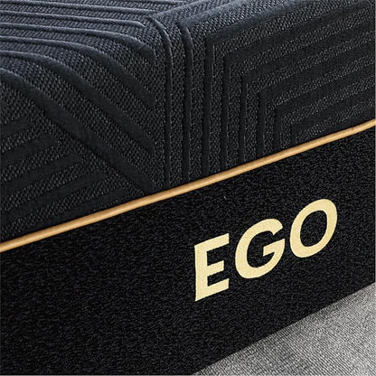 EGOHOME 14 Inch Twin XL Memory Foam Mattress for Back Pain, Cooling Copper Gel Bed in a Box, Foam Made in USA, CertiPUR-US Certified, Therapeutic Medium Firm,Daybed 38x80x14 Black