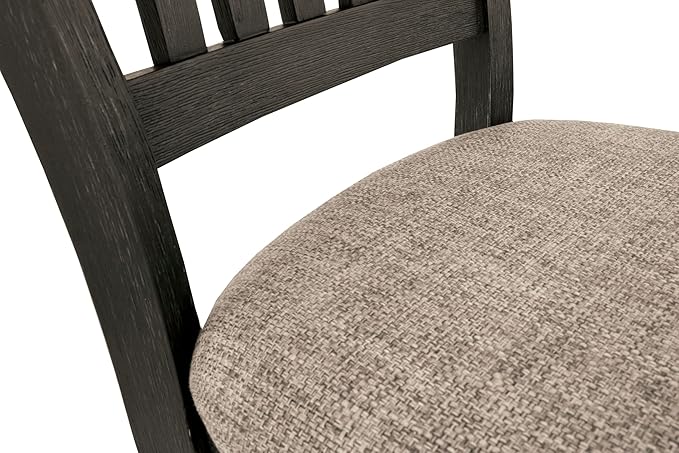 Signature Design by Ashley Tyler Creek 19.25" Dining Room Upholstered Chair, 2 Count, Antique Black
