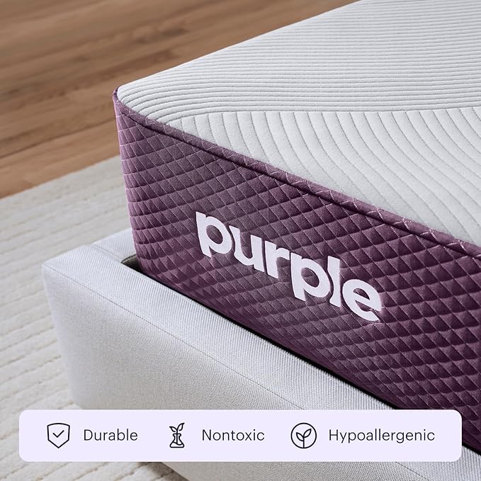 Purple Restore Mattress (Soft) – Split King, GelFlex Grid, Better Than Memory Foam, Temperature Neutral, Responsiveness, Breathability, Made in USA