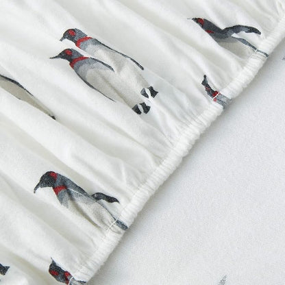 Eddie Bauer - King Sheets, Cotton Flannel Bedding Set, Brushed For Extra Softness, Cozy Home Decor (Rookeries, King)